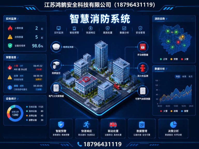 甘孜智慧消防系统展示图